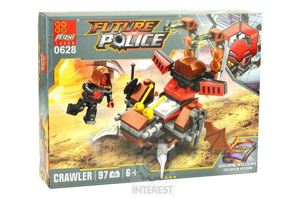 Stavebnice, 97 dílků Future Police - Crawler.