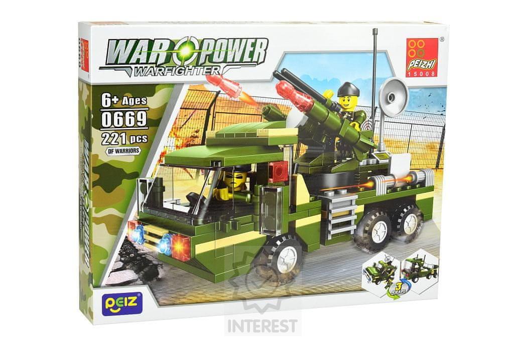 Stavebnice 221 dílků War Power - Válečníci.