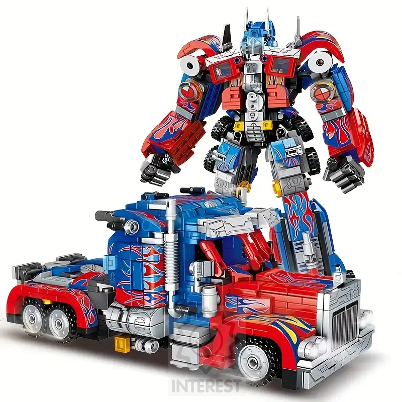 Stavebnice - Optimus Prime Auto Robot 2v1 689 dílků 29,5 cm.