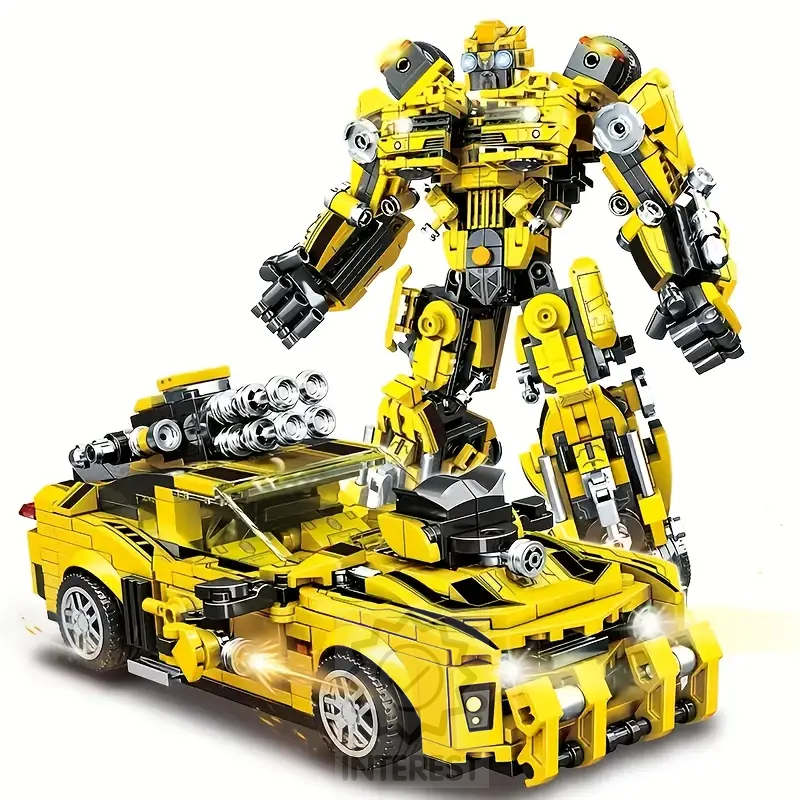 Stavebnice - Bumblebee Auto Robot 2v1 689 dílků 25 cm.