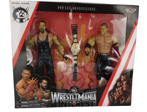 Set 2 figurek Wrestltmania 18 cm.
