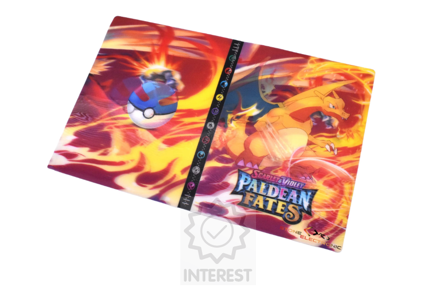 Album na kartičky pokémon 3D - A4 - Na 432 karet.
