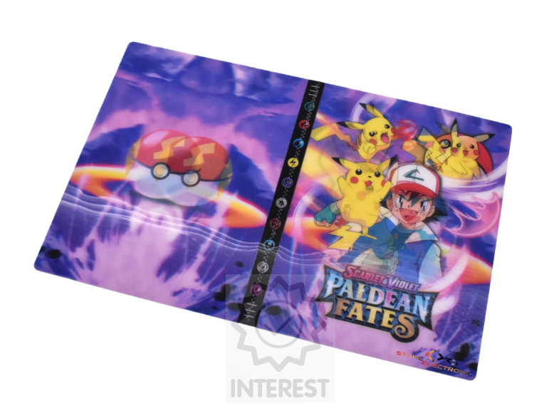 Album na kartičky pokémon 3D - A4 - Na 432 karet.