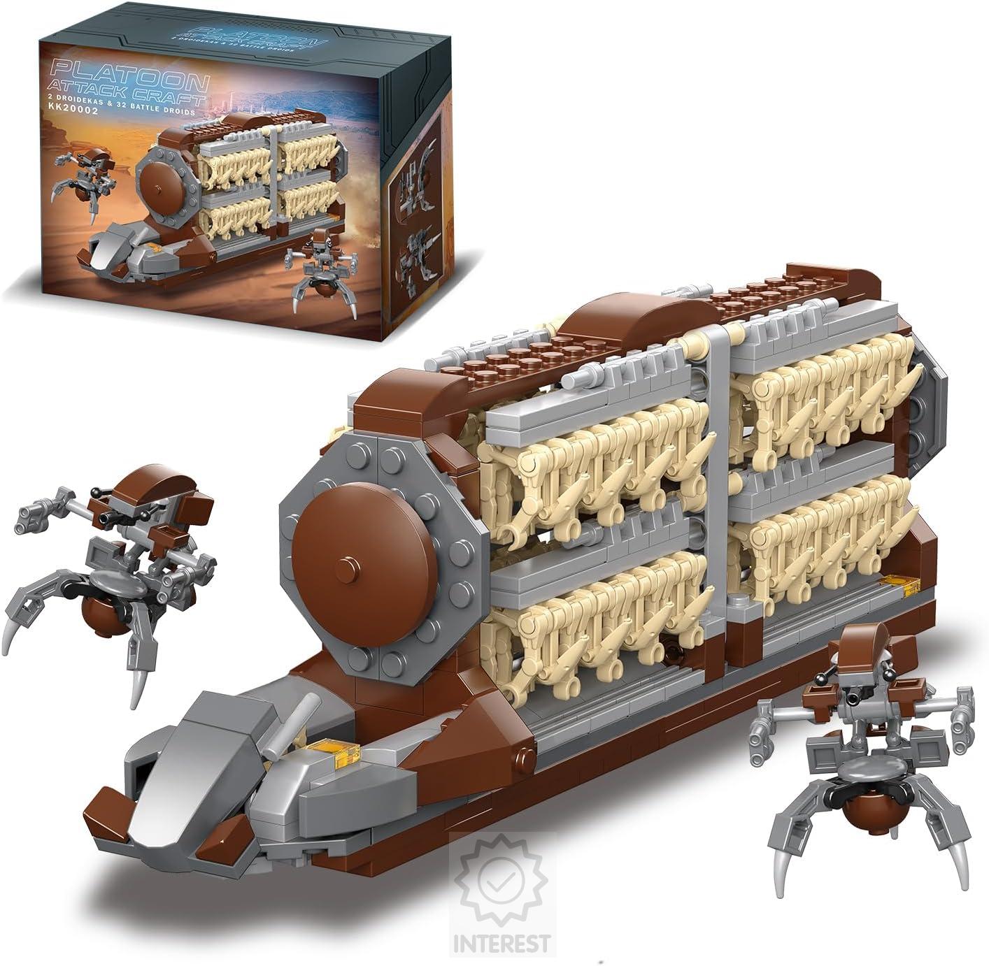 Stavebnice - Transportér bitevních droidů 32 droidů + 2 droideki.