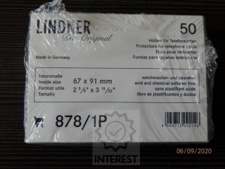Ochranná fólie LINDNER na bankovky a jiné - 67 x 91 mm