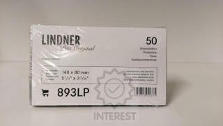 Ochranná fólie LINDNER na bankovky a jiné - 140 x 80 mm