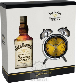 Jack Daniel's Honey 35% 0,7 l (dárkové balení budík).