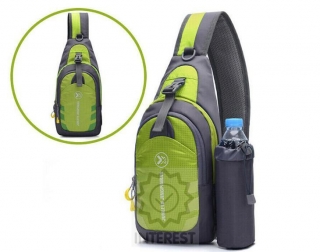 Sportovní batoh přes rameno nepromokavý - UNISEX - barva zelená