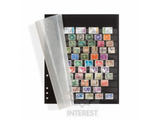 Albové listy OMEGA na poštovní známky, kartonové LEUCHTTURM - (K92113)