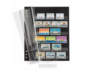 Albové listy OMEGA na poštovní známky, kartonové LEUCHTTURM - (K92114)