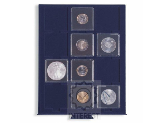 Plastový box SMART na mince jiné. 12 polí do průměru 50mm - (K92119)