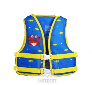 Dětská plavecká vesta pro děti od 3 do 6 let s motivem kraba