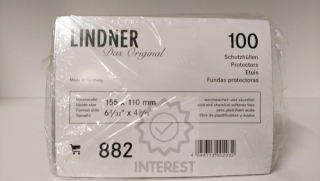 Ochranná fólie LINDNER na bankovky a jiné - 155 x 110mm