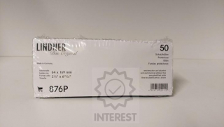 Ochranná fólie LINDNER na bankovky a jiné - 64 x 169mm