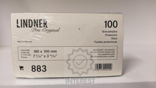 Ochranná fólie LINDNER na bankovky a jiné - 180 x 100mm