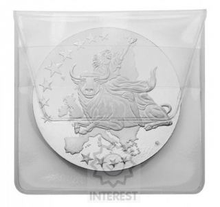 Plastová kapsa LINDNER na mince, medaile a jiné - do Ø 46 mm