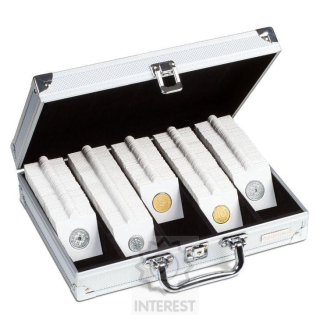 Hliníkový kufřík Premium na 650 mincovních rámečku - Leuchtturm-K92007